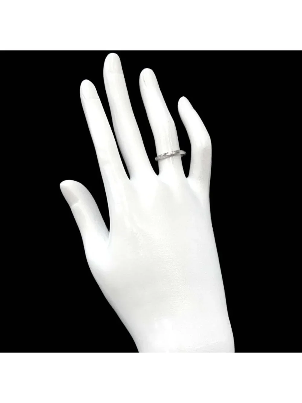 Tiffany & Co Streamerica Ring Diamond 18k WG White Gold 750